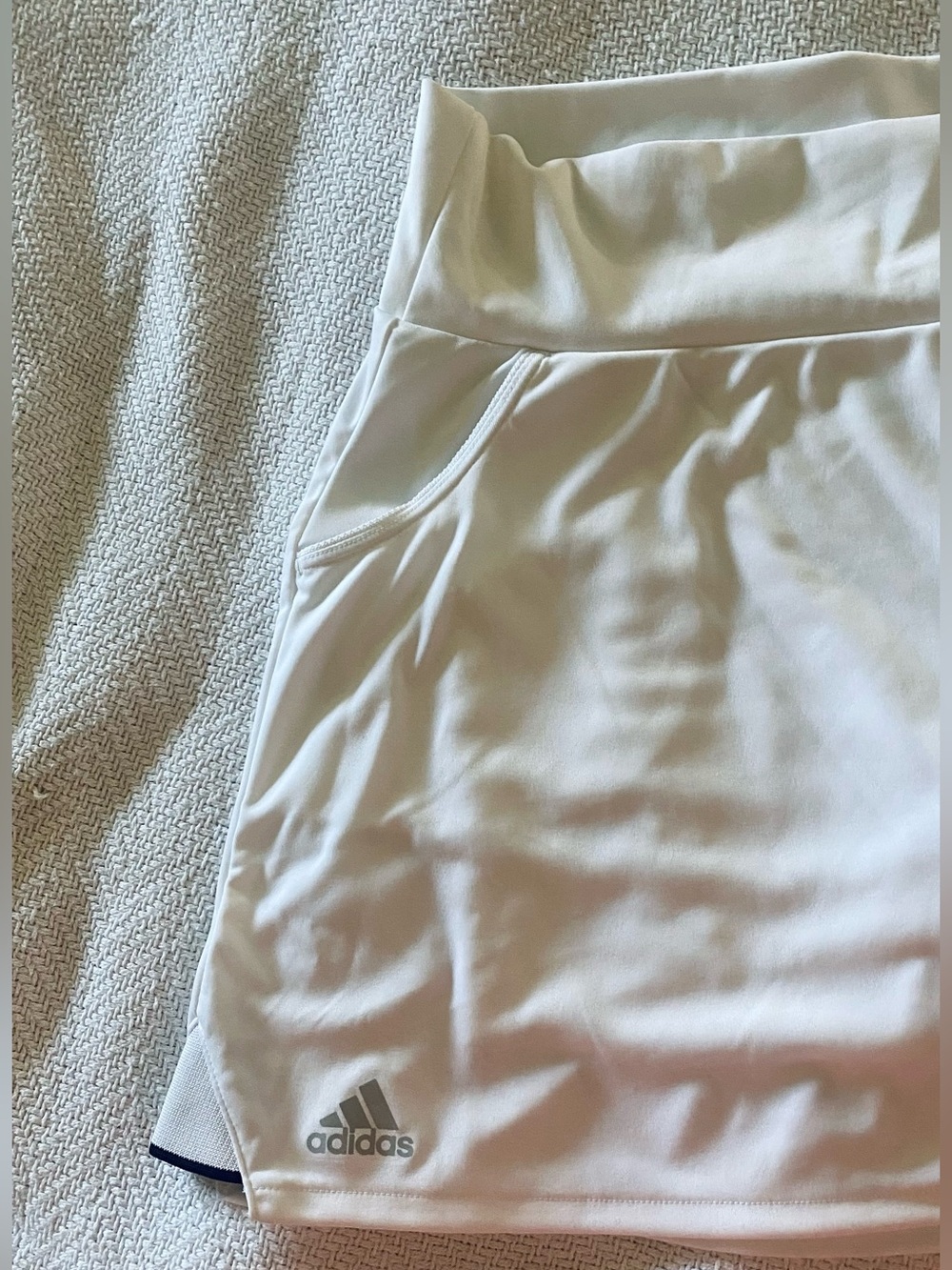adidas White Women's Athletic Skort with Side Pockets - Picture 8 of 8